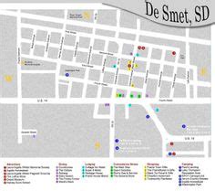 De Smet South Dakota street map in 1880s | Laura ingalls, Laura ingalls ...