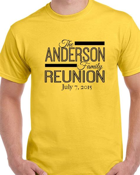 Items similar to Family Reunion T-shirt - Customized - Unisex Size Small through 5XL on Etsy