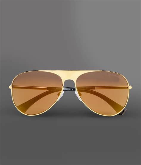 Emporio armani Sunglasses in Gold | Lyst