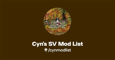 Cyn's SV Mod List | Linktree