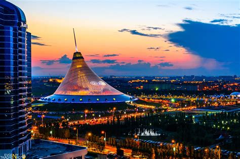 Astana at night – the views from the roofs · Kazakhstan travel and tourism blog