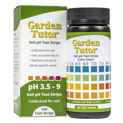 Garden Tutor Soil pH Test Strips Kit (100 tests) - Walmart.com ...