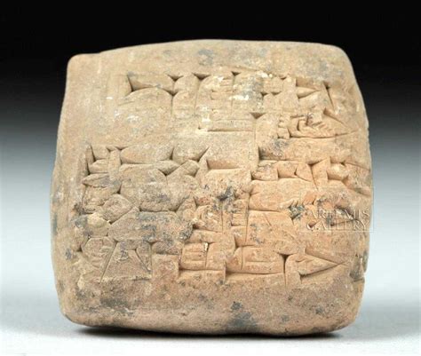 Translated Mesopotamian Clay Tablet, ex-Bonhams