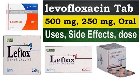 levofloxacin 500 mg, 250 mg tablet - Leflox 250 mg, 500mg tablet ...