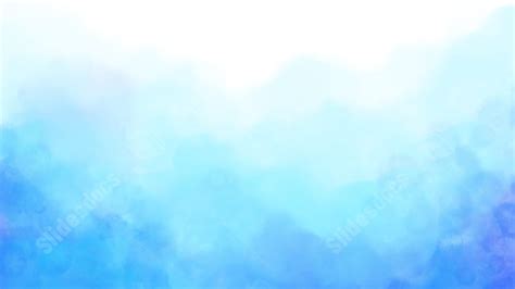 Gradient Business Blue Blooming Watercolor Gradient Peace Powerpoint Background For Free ...