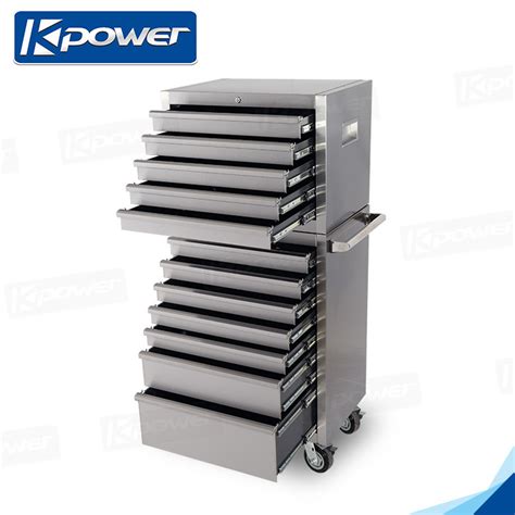 Workshop Steel Tool Storage Chest Tools Cabinet with Drawers and ...