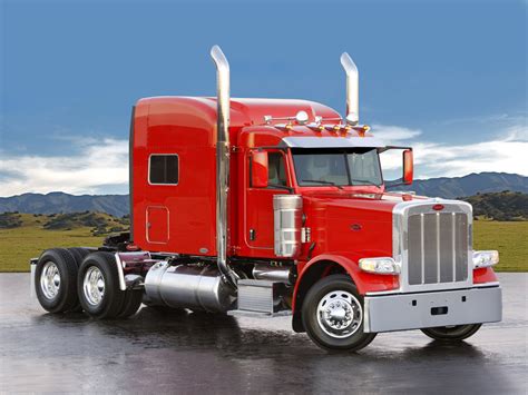 peterbilt, 388, Truck, 2007, Red Wallpapers HD / Desktop and Mobile Backgrounds