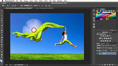 Adobe Photoshop "Background Eraser Tool" NSL WK 244 - YouTube