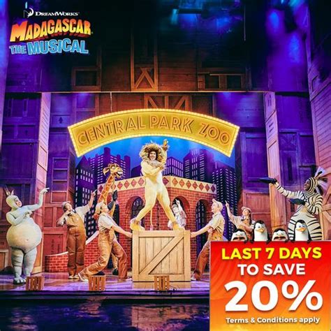 25 Jul 2023 Onward: Madagascar The Musical Tickets Promo - SG ...