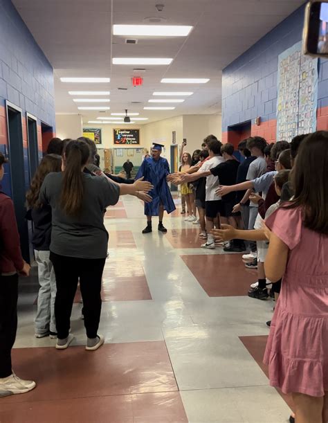 Pohatcong School on Twitter: "Today the students lined the hallways and thanked Mr. Lou as he ...