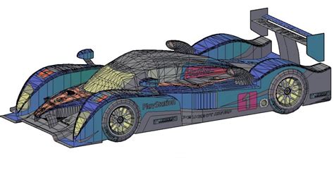 3d model of sports car layout CAD block autocad file - Cadbull