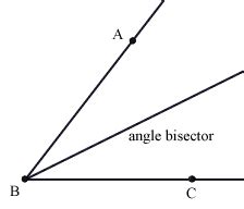 Mathwords: Angle Bisector