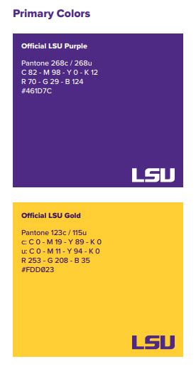 LSU colors | Home & Garden