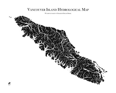 Vancouver Island Hydrological Map | Vancouver island, Vancouver, Island