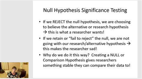 Null Hypothesis Significance Testing Basics - YouTube