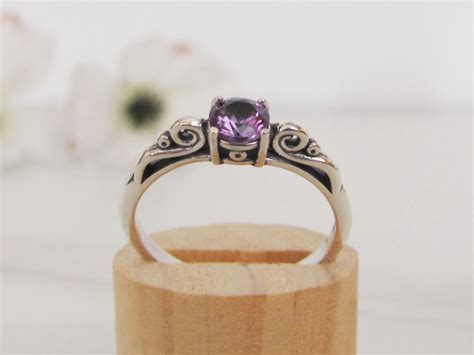 Alexandrite Color Change Ring in Sterling Silver