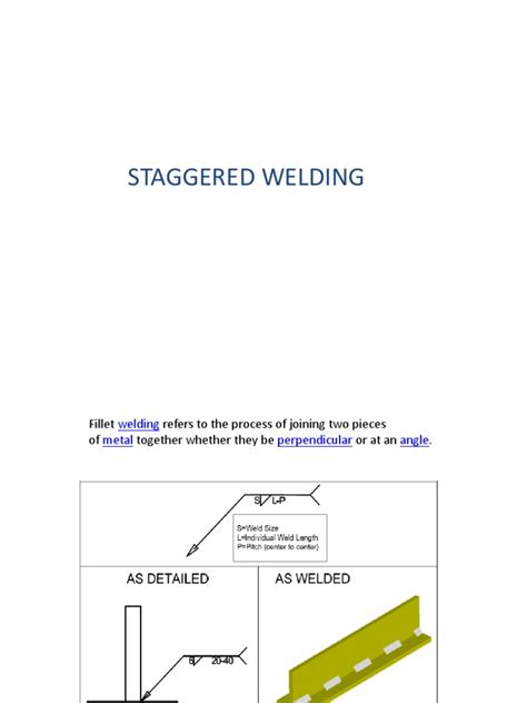 Staggered Welding | PDF