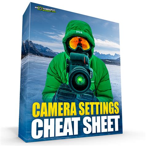 Free Camera Settings Cheat Sheet