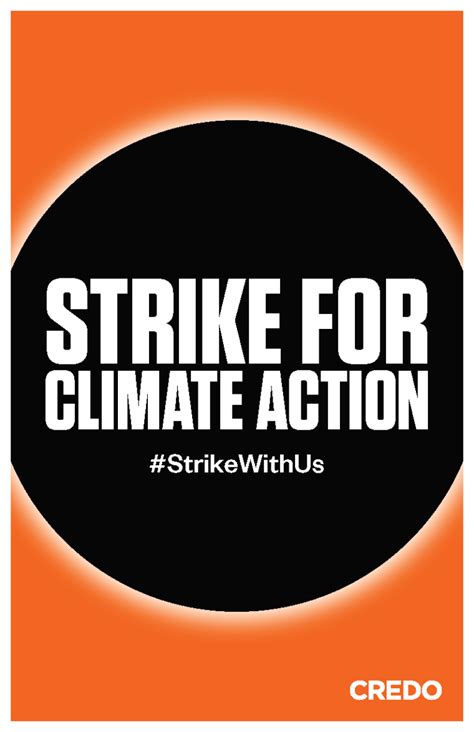 Download your Climate Strike posters here – CREDO Mobile Blog