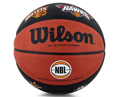 Wilson NBL All Teams Size 7 Basketball - Multi | Great daily deals at Australia's favourite ...