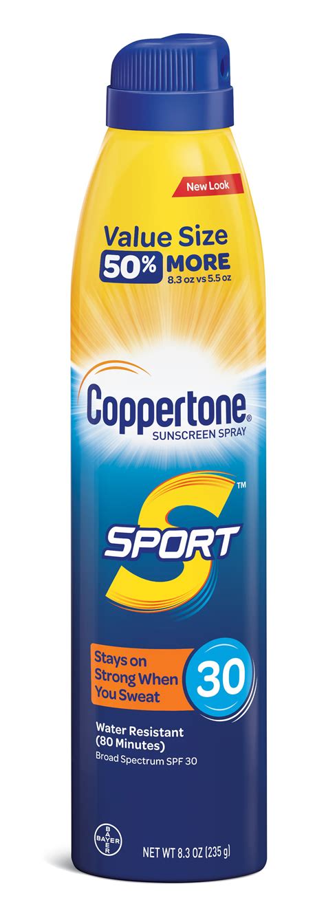 Coppertone Sport Sunscreen Continuous Spray SPF 30, 8.3 oz - Walmart.com