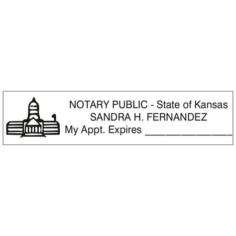 KANSAS Notary Stamp - Winmark Stamp & Sign - Stamps and Signs