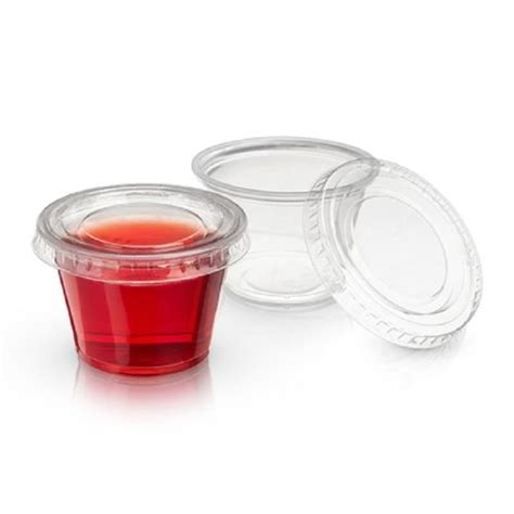 2.5 oz Jello Shot Cups with Lids |Set of 25 : The Best of Life