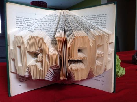 DIY book art