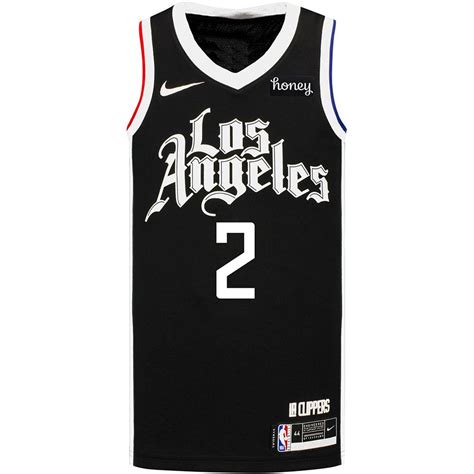 kawhi leonard clippers jersey black