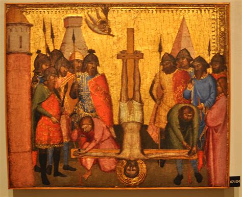 Jacopo di Cione, The Crucifixion of St. Peter