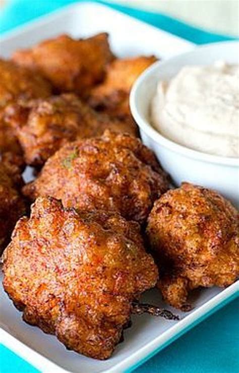 Conch Fritters with Dipping Sauce - (Free Recipe below) | Conch recipes ...