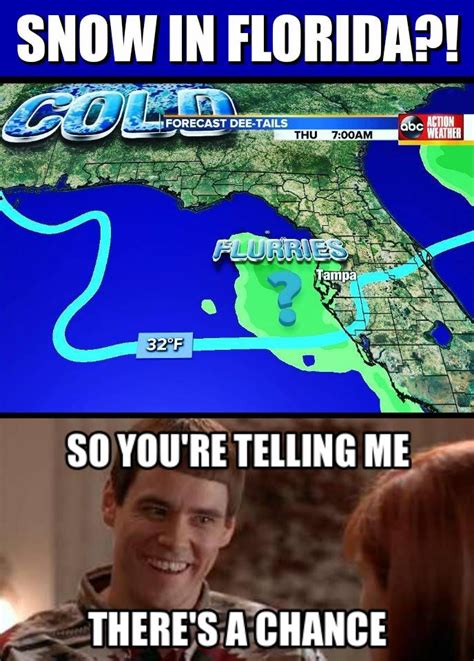 Florida Snow Meme - Captions Todays