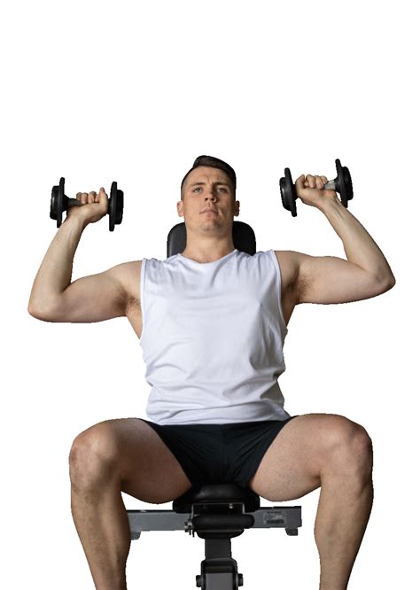 seated dumbbell shoulder press - Rapid Loss® Program