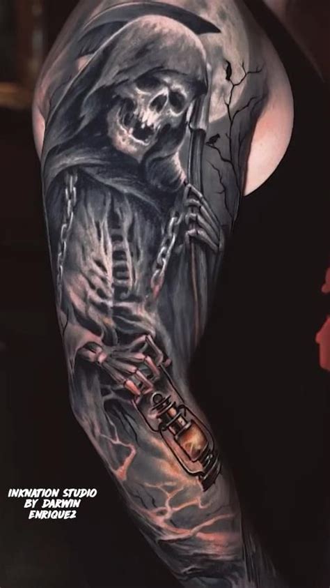 Pinterest | Sleeve tattoos, Skull sleeve tattoos, Realistic tattoo sleeve