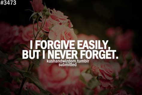 I forgive easily, but i never forget Inspirational Quotes Pictures ...