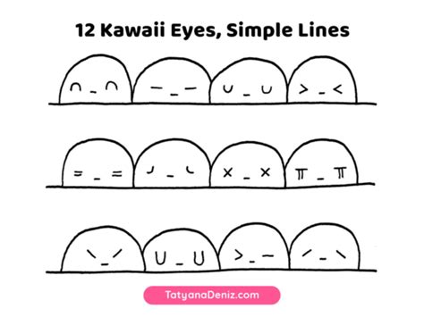 How to Draw Kawaii Eyes and Mouths