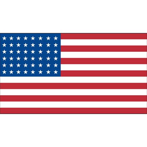 48 Star U.S. Flag 4 x 6ft. for Indoor and Outdoor Use