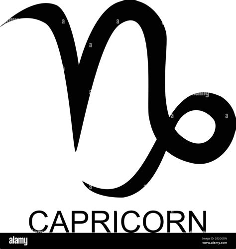 Capricorn sign Black and White Stock Photos & Images - Alamy