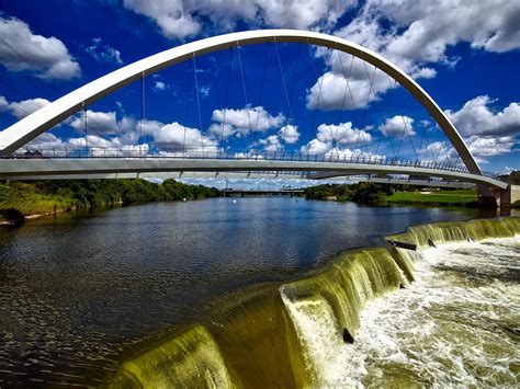 Free Images : water, nature, waterfall, pedestrian, architecture, sky ...