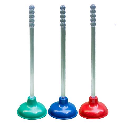 Rubber Toilet Plunger with 19” Plastic (HO-606) - Holykin