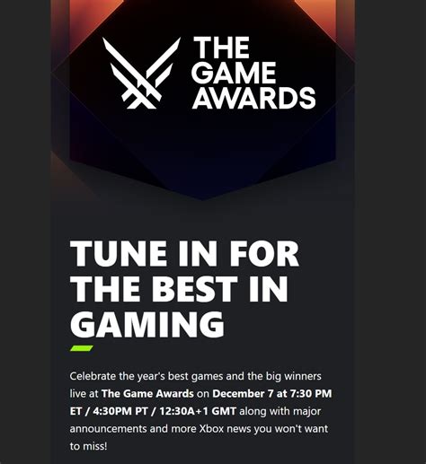 Xbox promises "news you won't want to miss" at The Game Awards