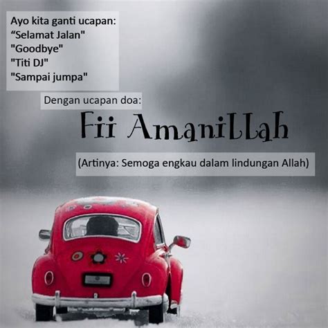 BIASAKAN UCAPKAN FII AMANILLAH - Nasihat Sahabat