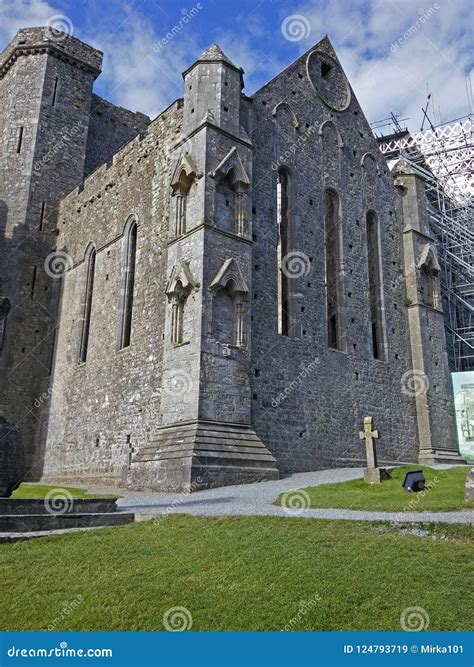 Celtic Architecture of the Rock of Cashel, Ireland. Stock Image - Image ...