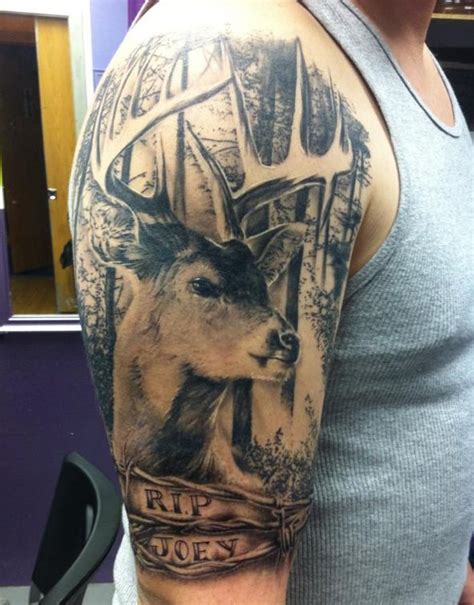 Readers Share Deer Tattoos | Deer tattoo, Deer tattoo designs, Hunting ...