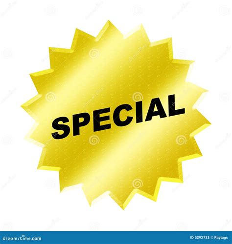 Special sign stock illustration. Illustration of marketing - 5392733