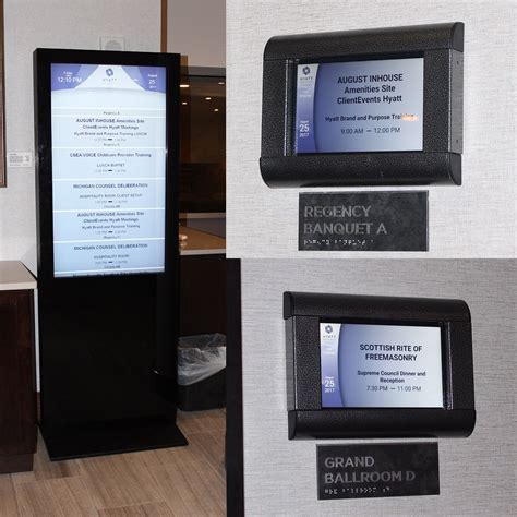 Cloud Based Software, Custom Enclosure, Touchscreen, Hospitality Signage, Room Booking Software ...