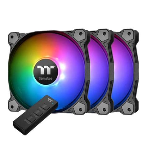 Thermaltake Pure 12 120mm ARGB TT Premium 3 Fans + Controller - The Computer Guy Charmhaven