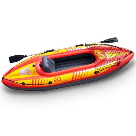 Inflatable Kayak Accessories Goplus 1-Person Inflatable Canoe Boat ...