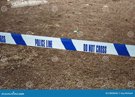 Police Scene Tape stock photo. Image of care, banned - 24830642