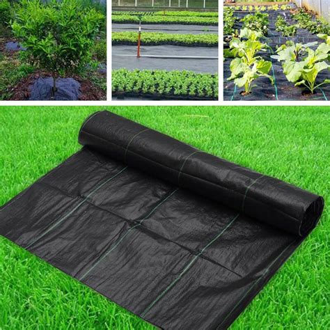Buy YYHJ Weed Barrier Garden Control Fabric,Heavy Duty Landscape Ground Cover Sheet ...